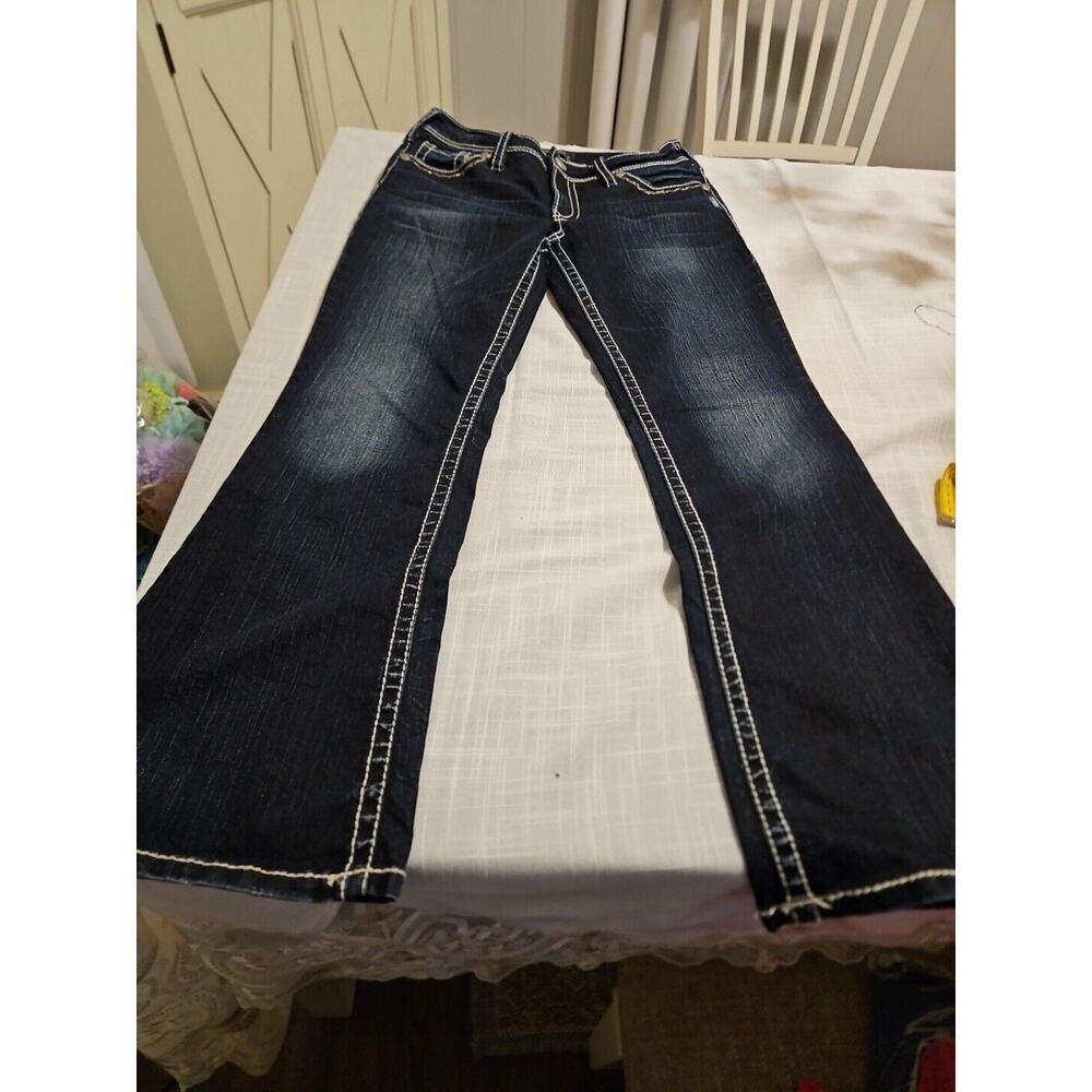 Silver Suki Womens Dark Blue Denim Jeans 30x30 Distressed Slightly Used